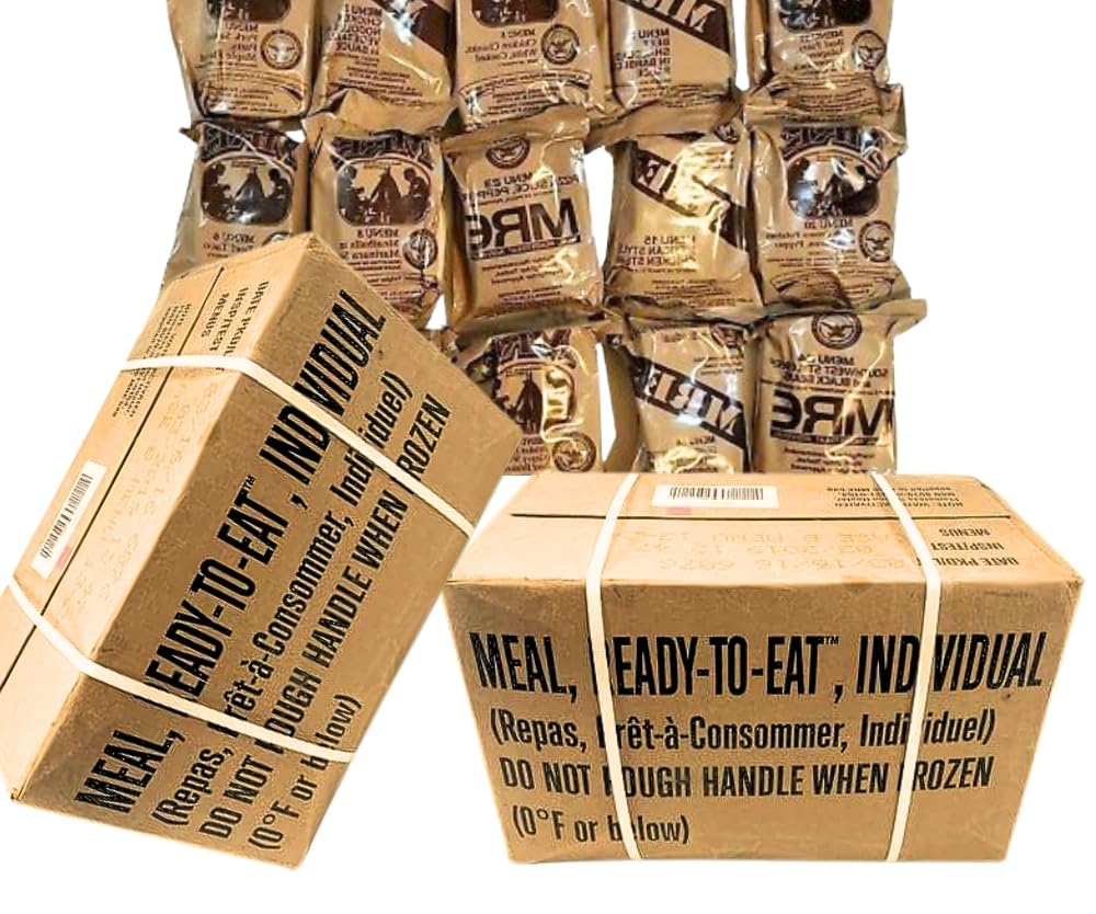 Amazon.com: MRE A case 2026, 2027 inspection - Military meals